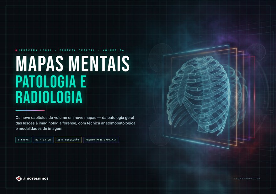 Mapas mentais do Volume 6 — Patologia e Radiologia