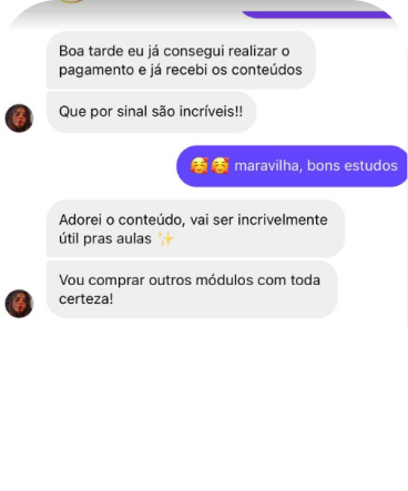 Depoimento aluno