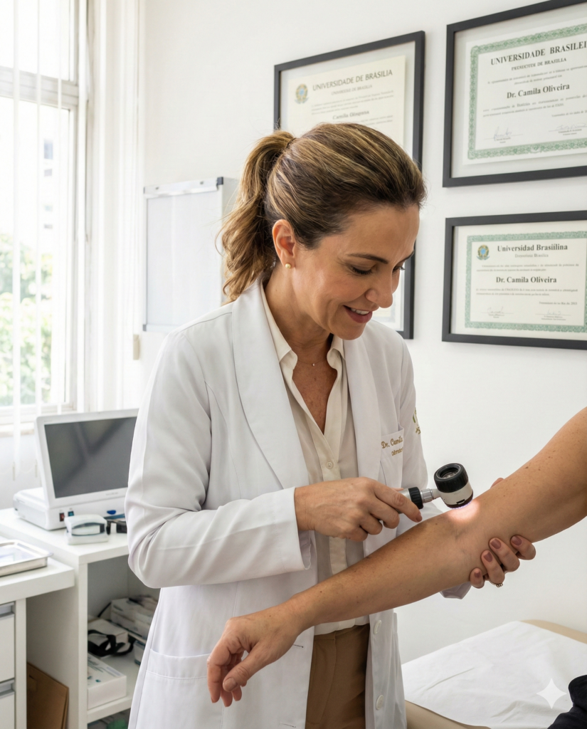 Profissional de dermatologia