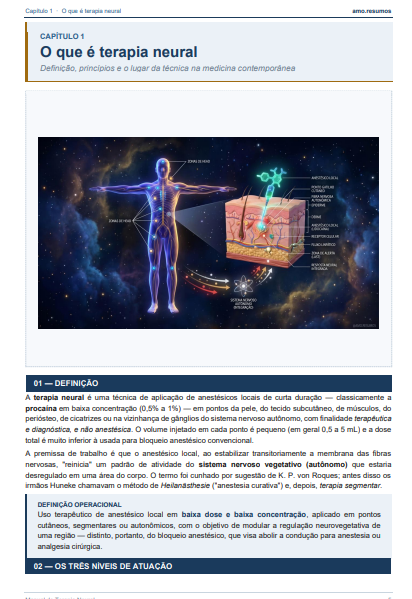 Fundamentos da terapia neural