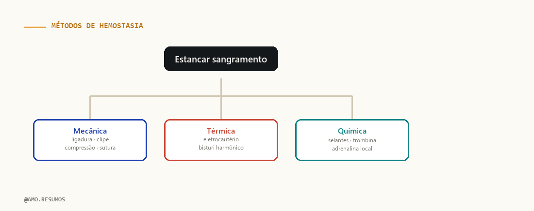 Esquema — Hemostasia
