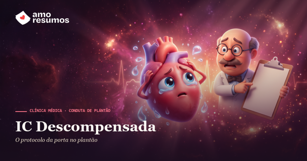 IC Descompensada — capa Sindrômica Visual Clínica Médica