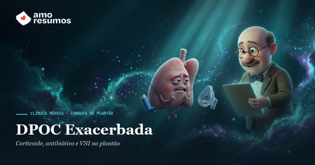 DPOC Exacerbada — capa Sindrômica Visual Clínica Médica