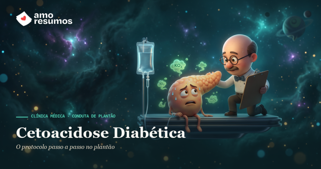 Cetoacidose Diabética — capa Sindrômica Visual Clínica Médica