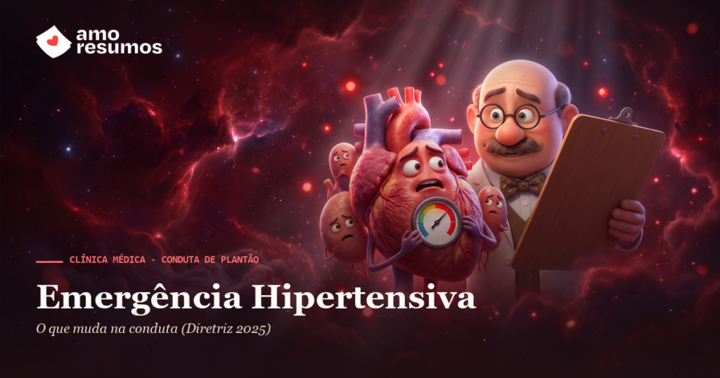 Emergência Hipertensiva — capa Sindrômica Visual Clínica Médica