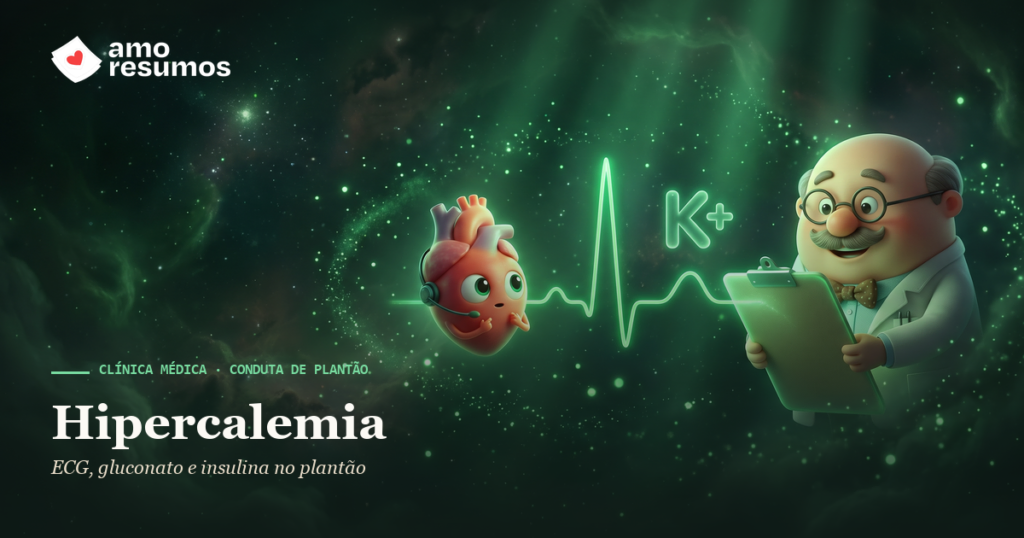 Hipercalemia — capa Sindrômica Visual Clínica Médica