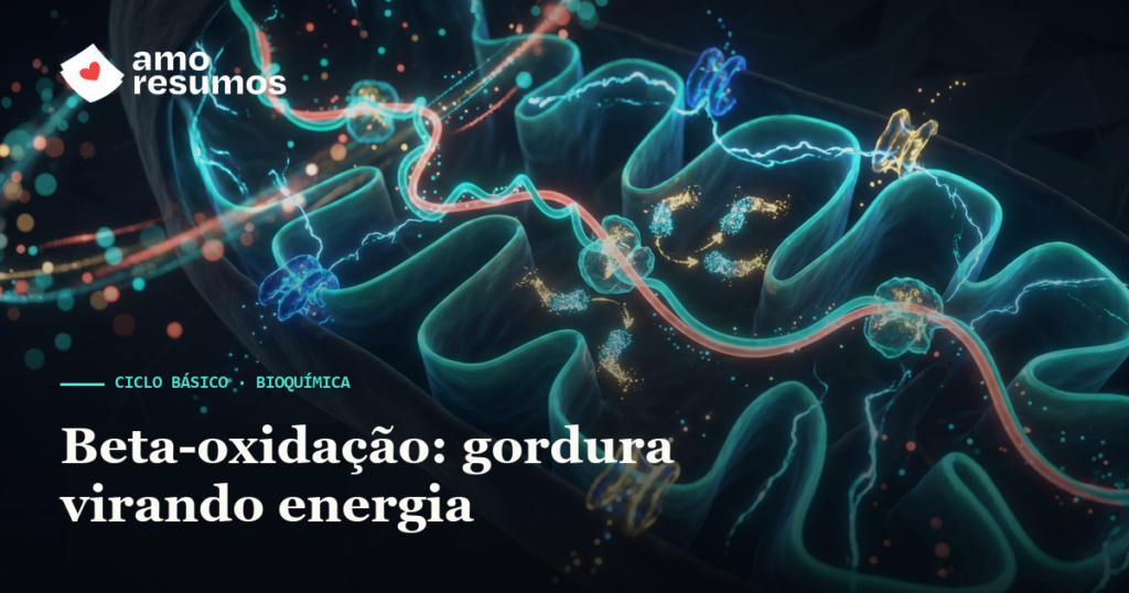 Beta-oxidação: gordura virando energia — Amo Resumos