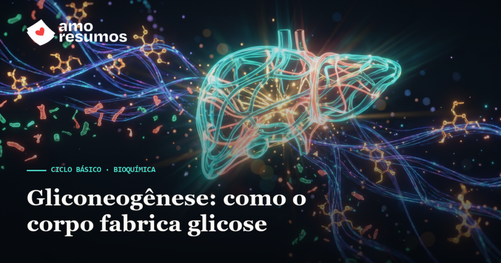 Gliconeogênese: como o corpo fabrica glicose — Amo Resumos