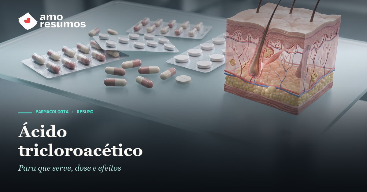 Ácido tricloroacético — ilustração — Amo Resumos