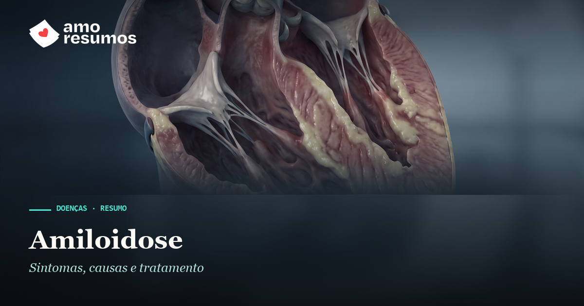 Amiloidose — ilustração — Amo Resumos