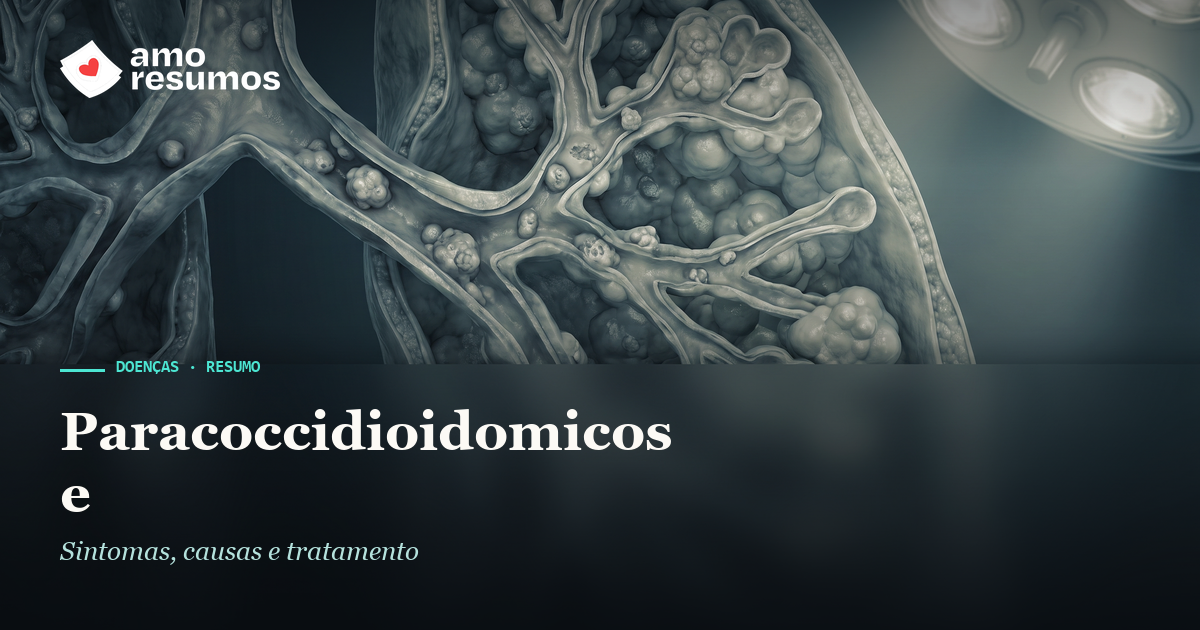 Paracoccidioidomicose — ilustração — Amo Resumos