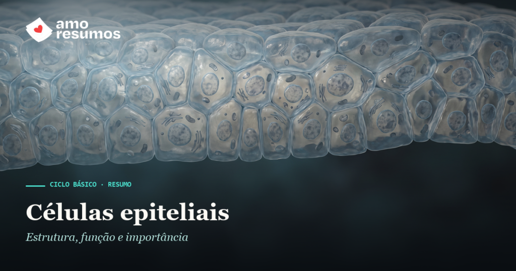 Células epiteliais — ilustração — Amo Resumos