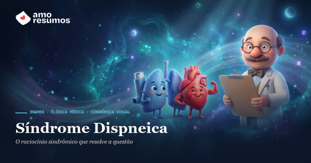 Síndrome Dispneica — capa Sindrômica Visual ENAMED