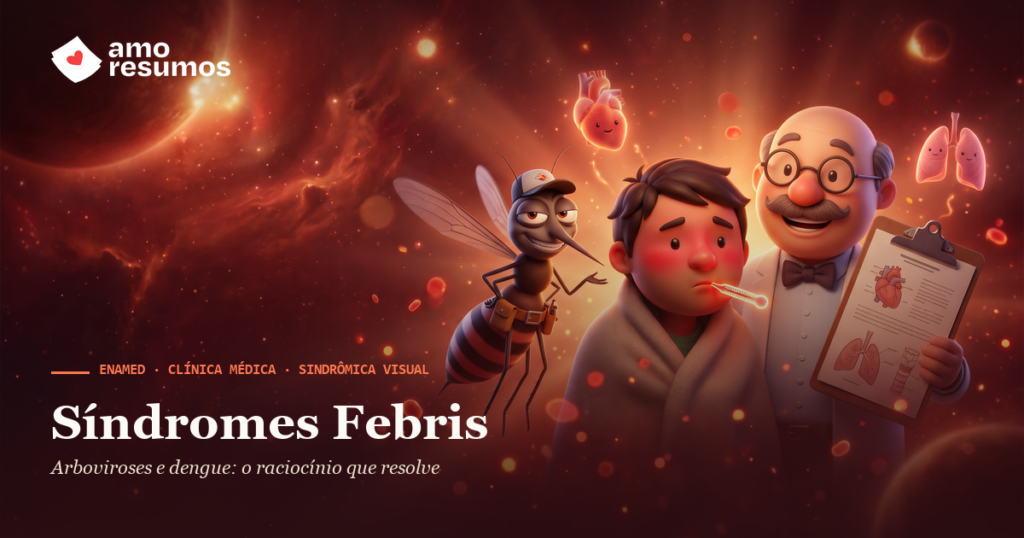 Síndromes Febris — capa Sindrômica Visual ENAMED
