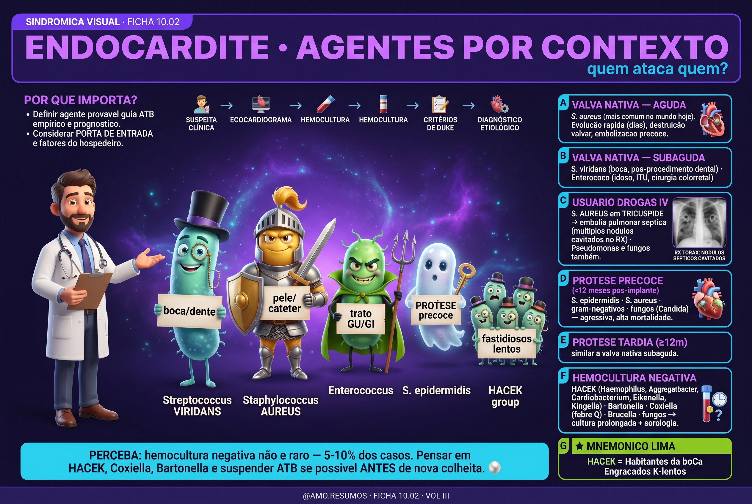 Endocardite agentes