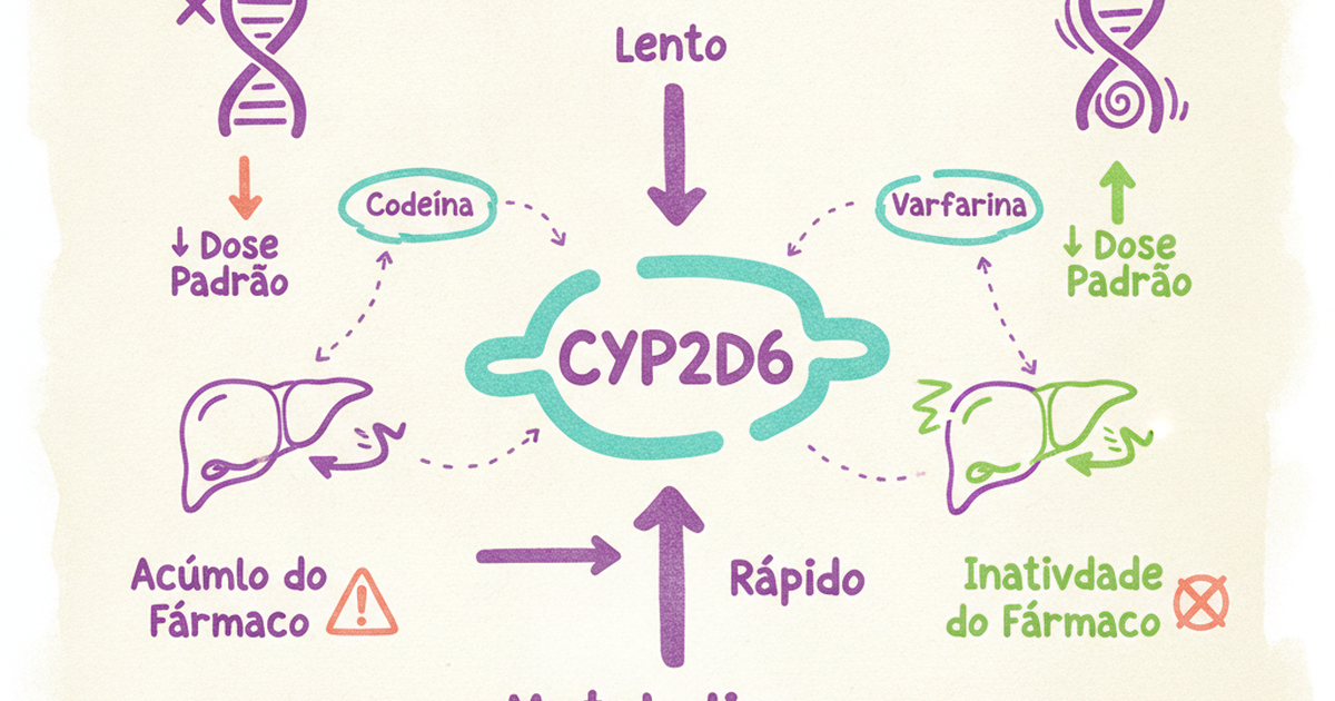 Metabolizadores lentos e rápidos na farmacogenética — Amo Resumos