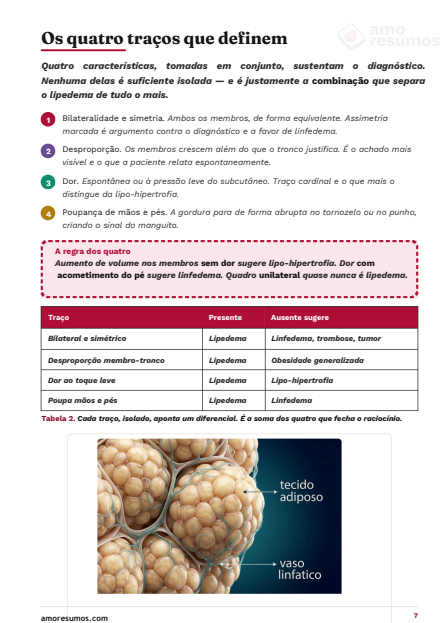 Os quatro traços que definem o diagnóstico