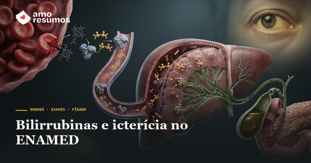 Bilirrubinas e icterícia no ENAMED: direta × indireta — Amo Resumos