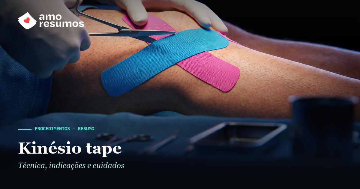 Kinésio tape — ilustração — Amo Resumos