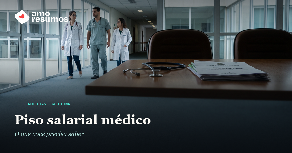 Piso salarial médico — Amo Resumos