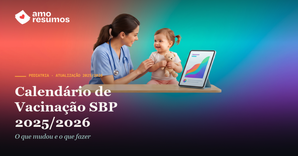 Calendário de Vacinação SBP 2025/2026 — Amo Resumos