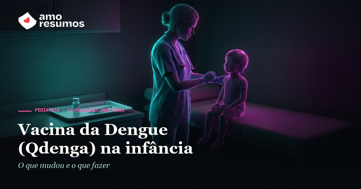 Vacina da Dengue (Qdenga) na infância — Amo Resumos