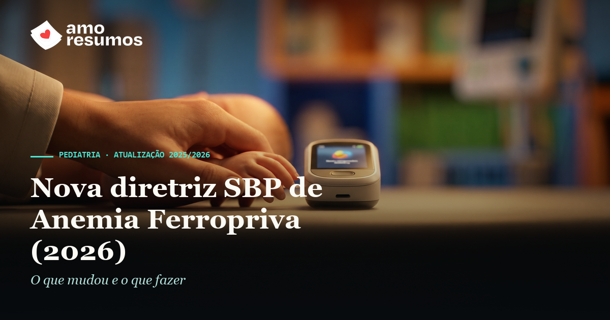 Nova diretriz SBP de Anemia Ferropriva (2026) — Amo Resumos