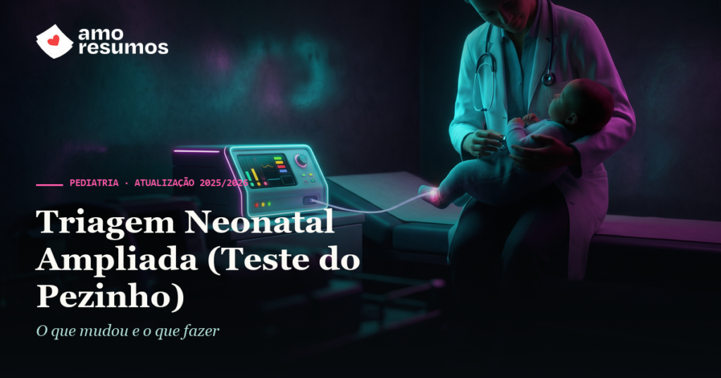 Triagem Neonatal Ampliada (Teste do Pezinho) — Amo Resumos