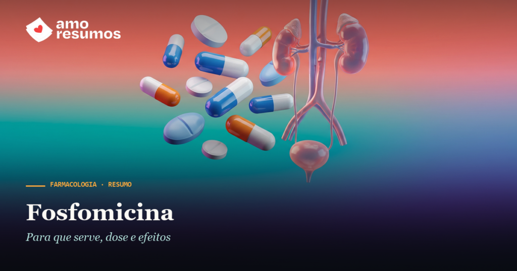 Fosfomicina — ilustração — Amo Resumos