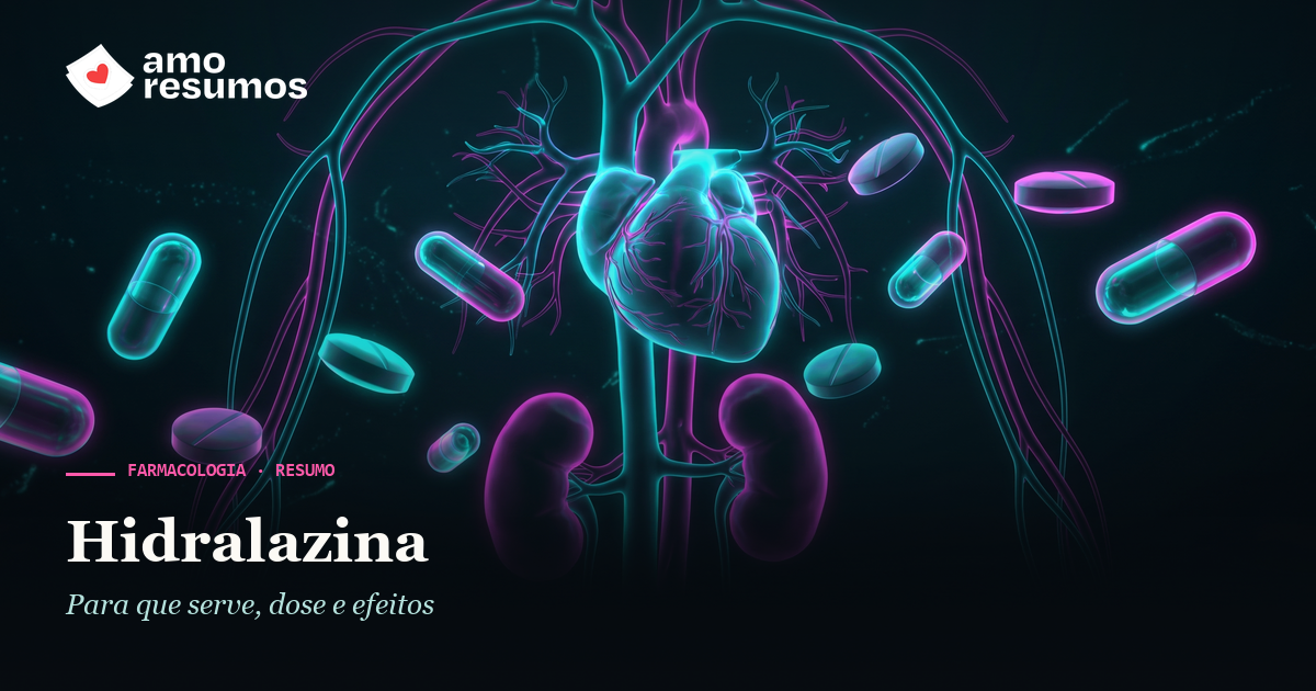 Hidralazina — ilustração — Amo Resumos