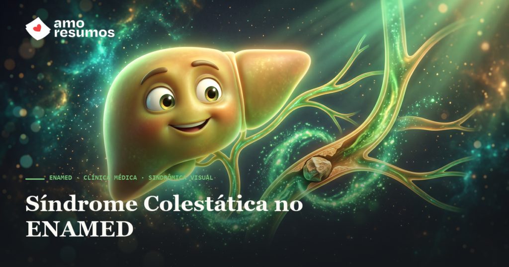 Síndrome Colestática no ENAMED — capa Sindrômica Visual ENAMED
