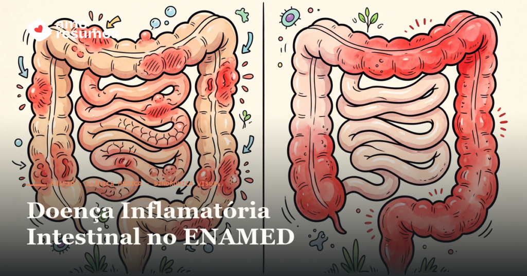 Doença Inflamatória Intestinal no ENAMED — capa Sindrômica Visual ENAMED