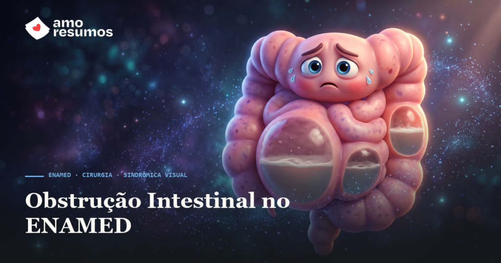 Obstrução Intestinal no ENAMED — capa Sindrômica Visual ENAMED
