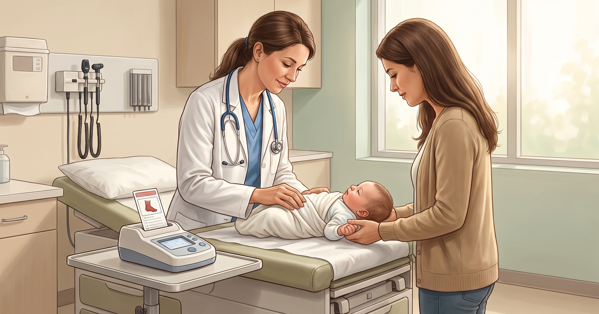 Triagem Neonatal Ampliada (Teste do Pezinho) — ilustração — Amo Resumos