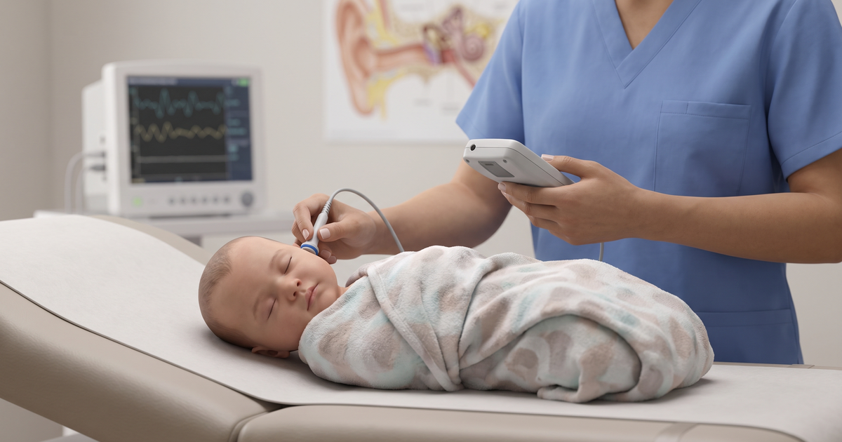 Novo Guia Nacional da Triagem Auditiva Neonatal — ilustração — Amo Resumos