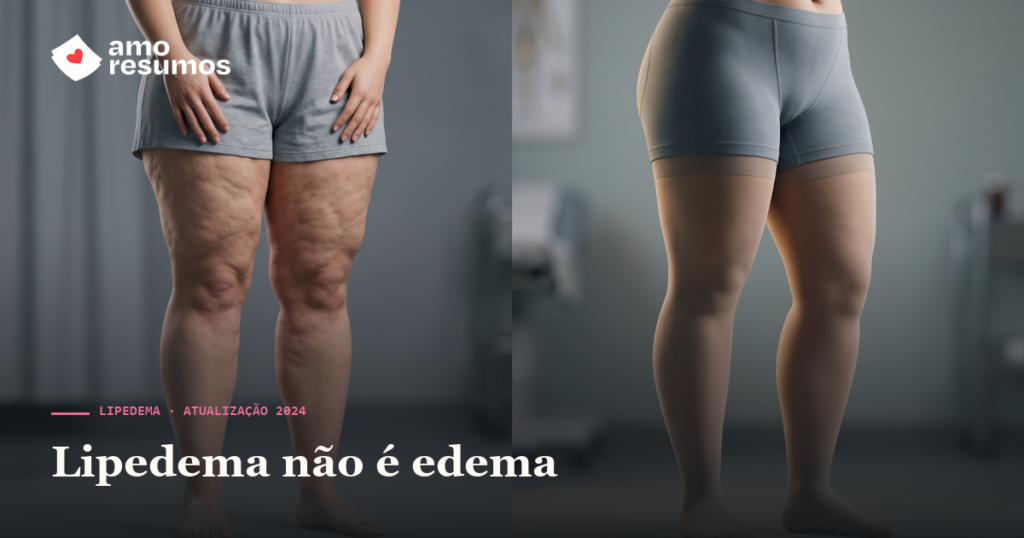 Lipedema não é edema: a mudança de paradigma de 2024 — Amo Resumos