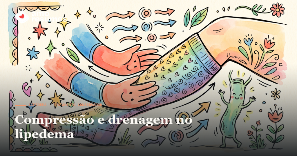 Compressão e drenagem no lipedema: a base do tratamento conservador — Amo Resumos