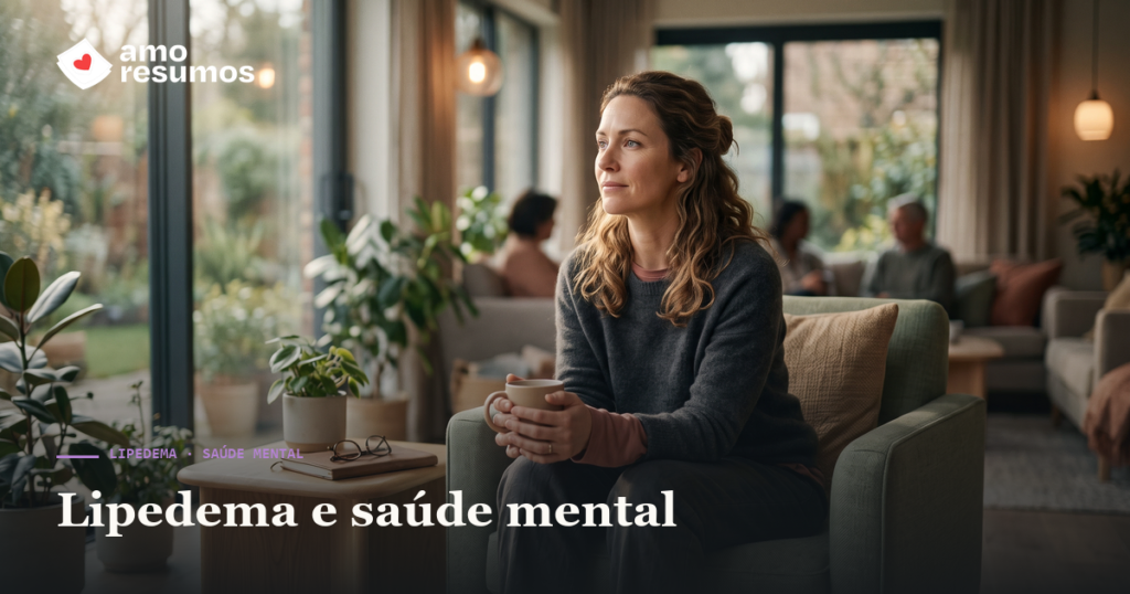 Lipedema e saúde mental: o impacto psicossocial que as diretrizes reconhecem — Amo Resumos