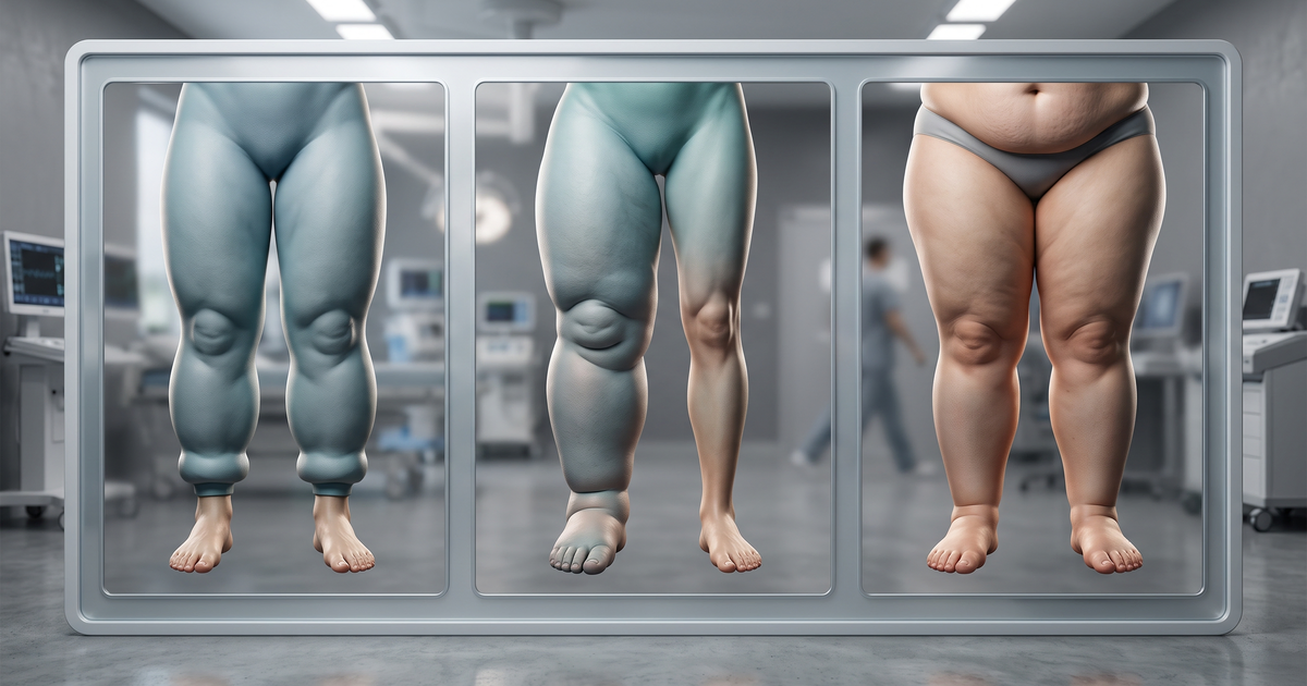 Lipedema (poupa pés, Stemmer negativo) versus linfedema (pega o pé, Stemmer positivo) versus obesidade — Amo Resumos