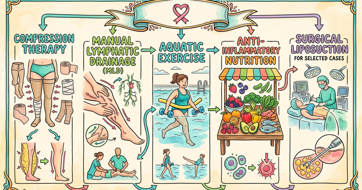 Os pilares do tratamento do lipedema: compressão, drenagem, exercício, alimentação e cirurgia — Amo Resumos