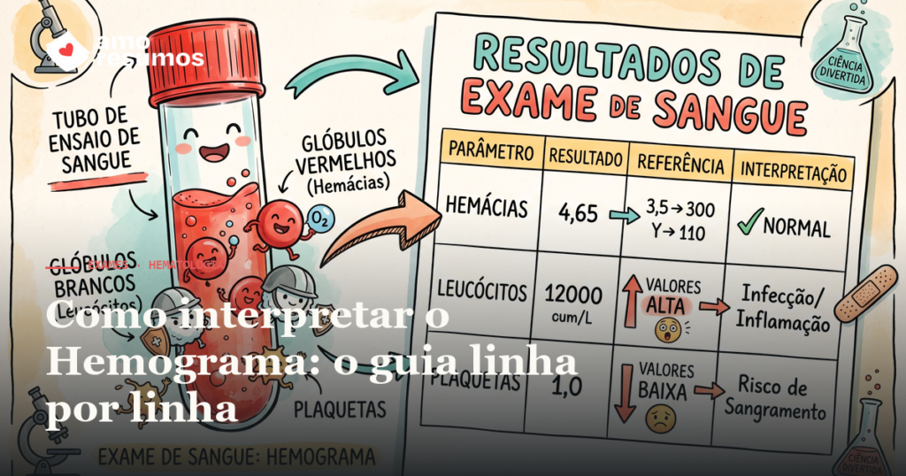 Como interpretar o Hemograma: o guia linha por linha — Amo Resumos