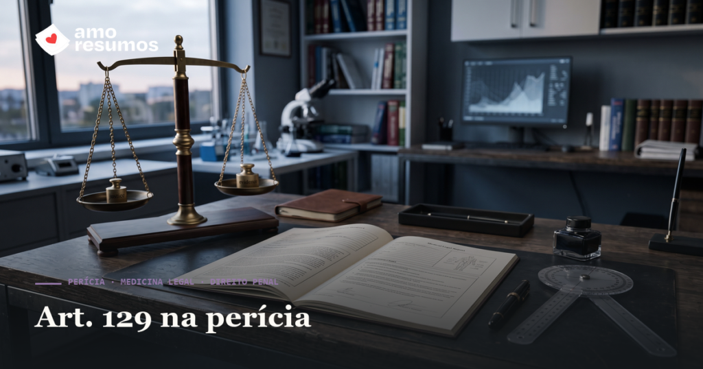 Art. 129 na perícia: lesão corporal leve, grave e gravíssima — Amo Resumos