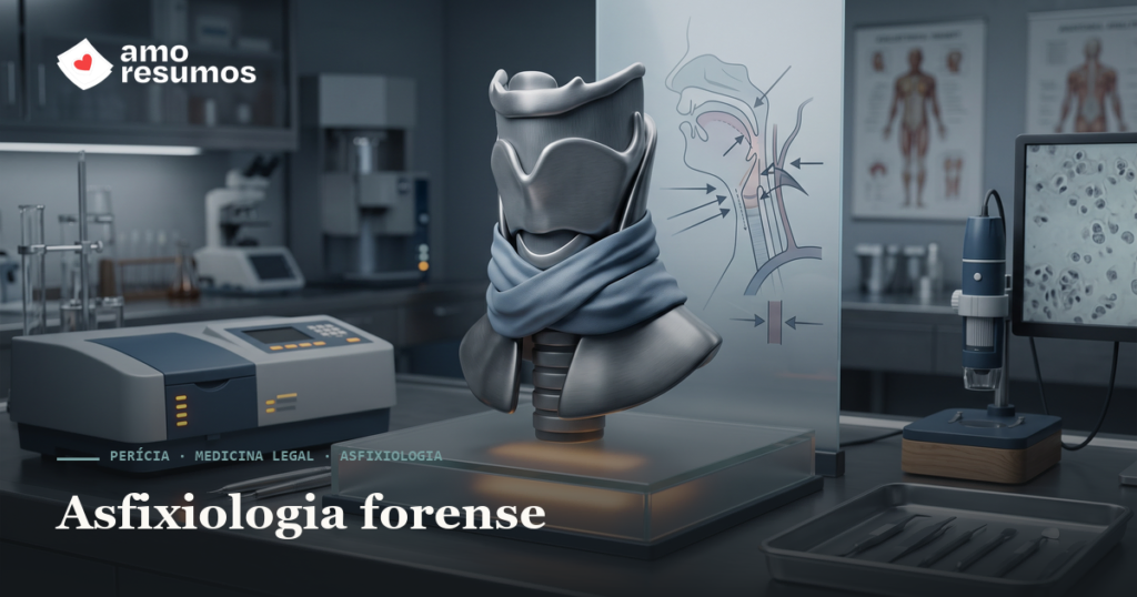 Asfixiologia forense: enforcamento, estrangulamento e esganadura — Amo Resumos