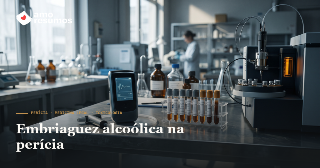Embriaguez alcoólica na perícia: alcoolemia, fases e a lei seca — Amo Resumos