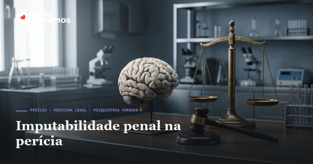 Imputabilidade penal na perícia: art. 26 e o critério biopsicológico — Amo Resumos