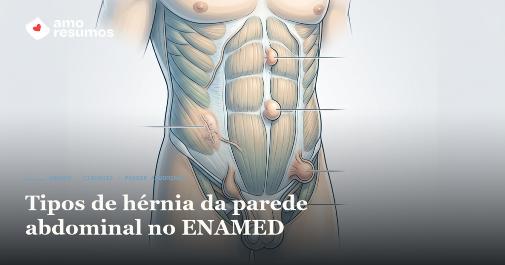 Tipos de hérnia da parede abdominal no ENAMED: o mapa completo — Amo Resumos