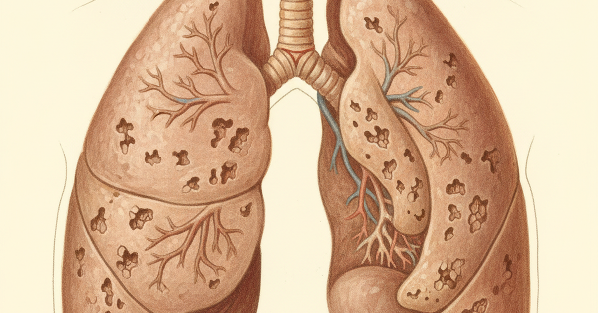 DPOC: pulmões hiperinsuflados com enfisema e obstrução — ilustração Amo Resumos