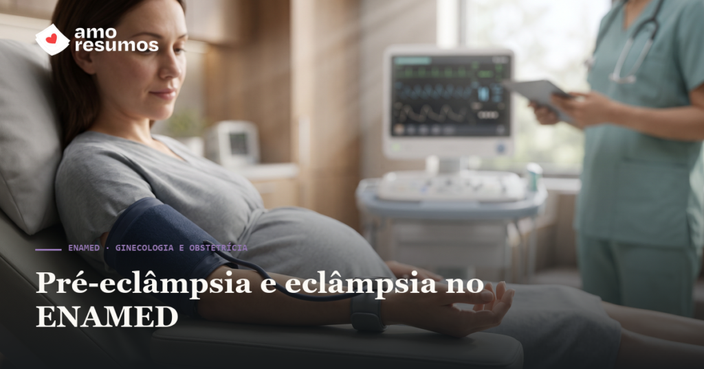 Pré-eclâmpsia e eclâmpsia no ENAMED: critérios, sulfato de magnésio e conduta — Amo Resumos
