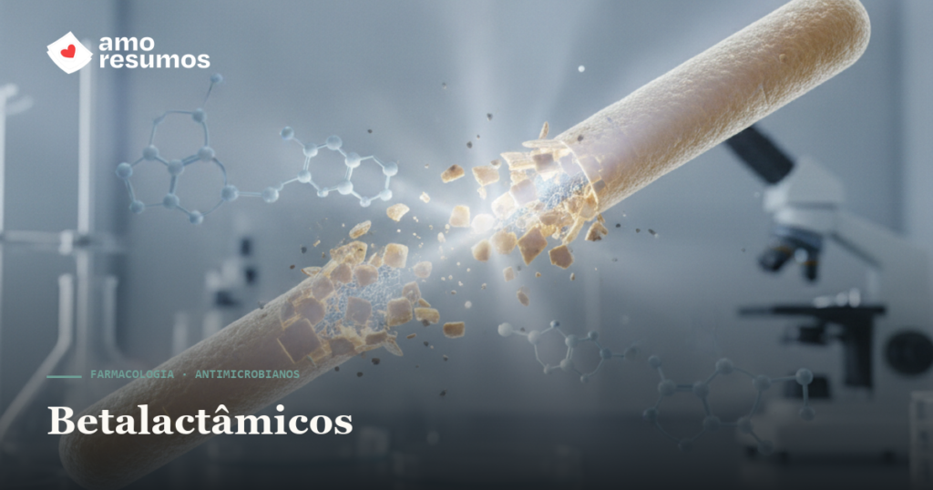 Betalactâmicos: penicilinas, cefalosporinas e carbapenêmicos — Amo Resumos