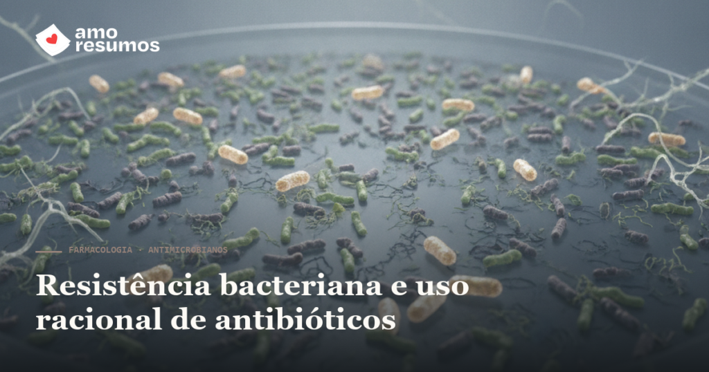 Resistência bacteriana e uso racional de antibióticos — Amo Resumos
